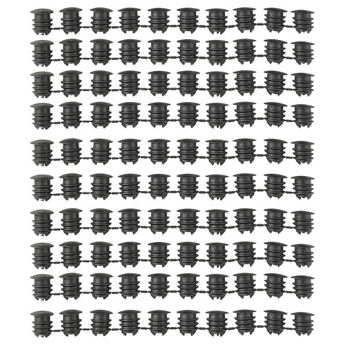 VARIERA Cover cap, black, 100 pack