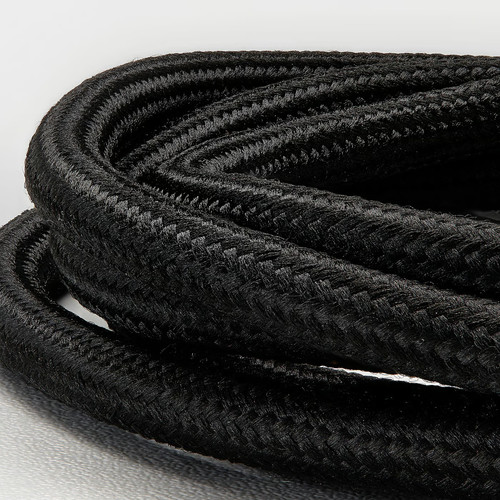 SKAFTET Cord set, nickel-plated textile nickel-plated, 1.4 m