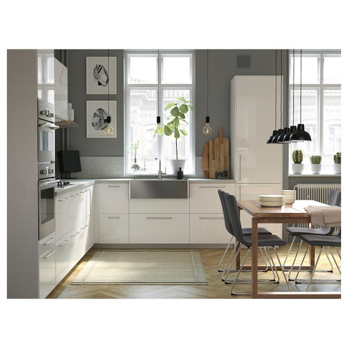 SÄLJAN Worktop, light grey mineral effect, laminate, 186x3.8 cm
