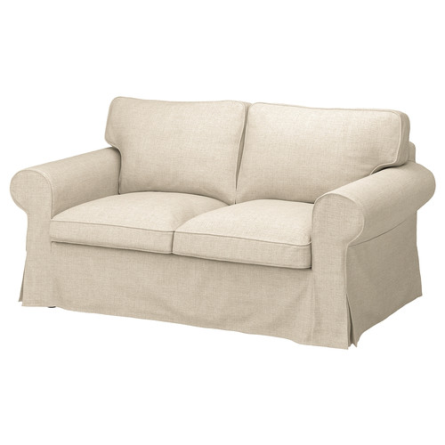 EKTORP Cover for 2-seat sofa, Kilanda light beige