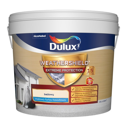 Dulux Exterior Paint Weathershield Extreme Protection 10l beige