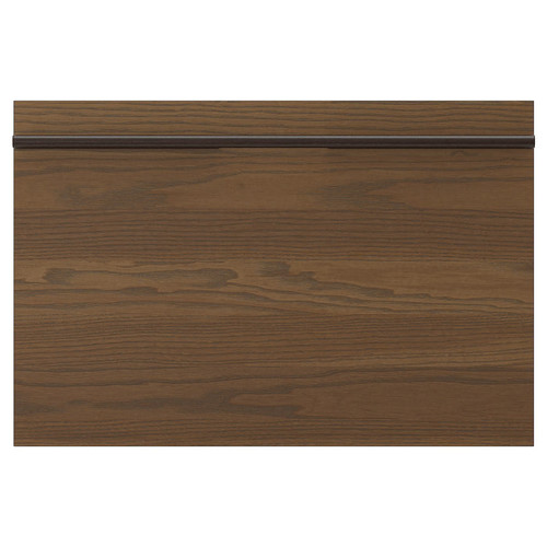 STENSTA Drawer front, dark brown ash veneer, 60x40 cm