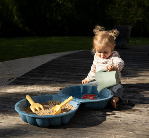 Smoby Life Two-Part Sandbox with Accessories 18m+