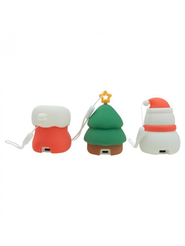 MARY'S LED Holiday Night Light Set (Boot, Tree, Snowman) with RGB, White