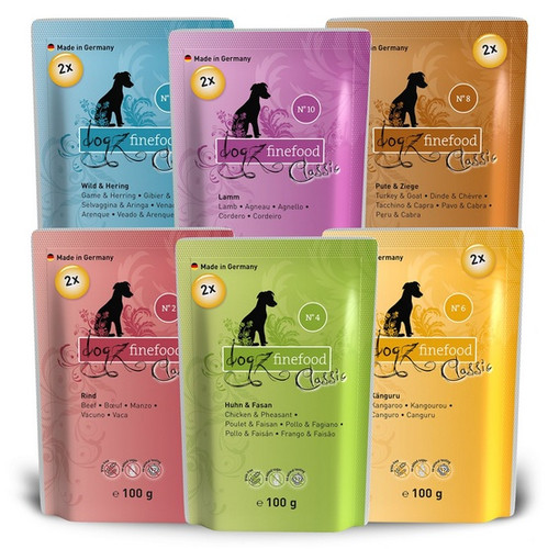 Dogz Finefood Classic Multipack N.02-12 Dog Wet Food 12x100g