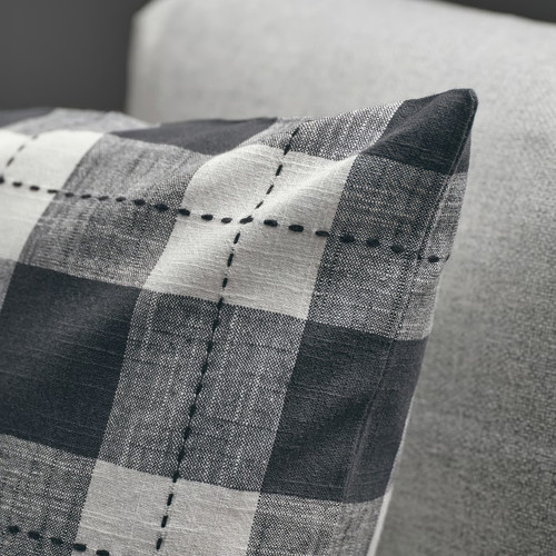 SVAMPFLY Cushion cover, anthracite, 50x50 cm
