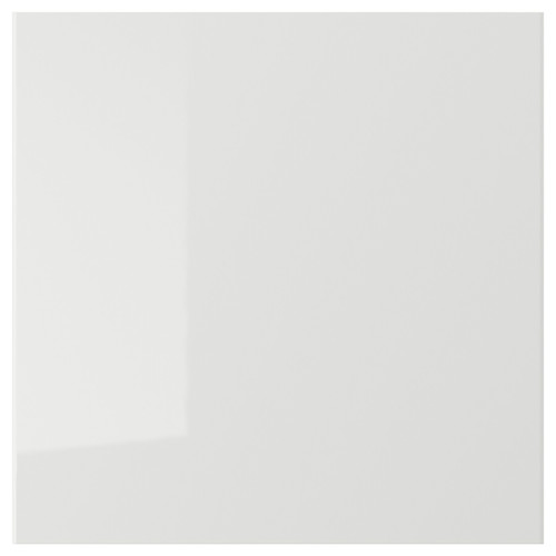 RINGHULT Drawer front, high-gloss light grey, 40x40 cm