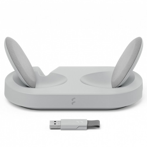 Fractal Design Scape RGB Wireless Gaming Headset, Light Gray