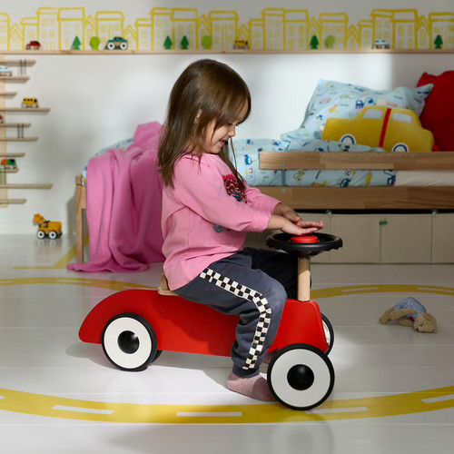FÄLTHARE Ride-on toy car, red