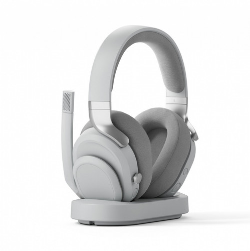 Fractal Design Scape RGB Wireless Gaming Headset, Light Gray