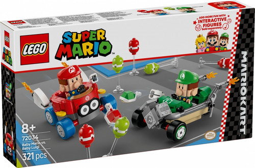 LEGO Super Mario Mario Kart - Baby Mario vs. Baby Luigi 8+