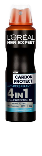 L'oreal Men Deodorant Spray - Carbon Protect 150ml