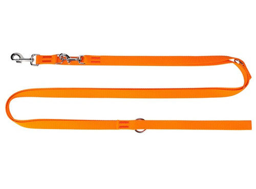 Dingo Adjustable Dog Leash 2.5cm/200-400cm, orange