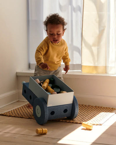 MODU 3-in-1 Baby Walker - Deep Blue / Sky Blue, 6m+