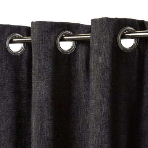 Blockout Curtain GoodHome Pahea 135x260cm, dark grey