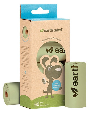 Earth Rated ECO Poop Bags 4 x 15pcs