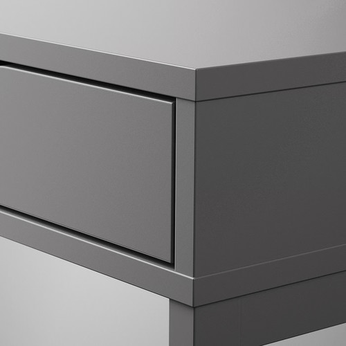 ALEX Desk, dark grey, 100x48 cm