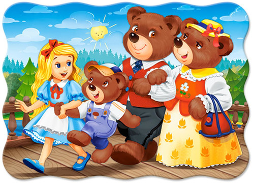 Castorland Children's Puzzle Goldilocks and Three Bears 30pcs 4+