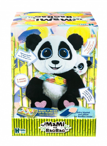 TM Toys Interactive Toy Hug & Play Panda MaMi and BaoBao 24m+