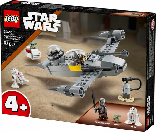 LEGO Star Wars Mando and Grogus N-1 Starfighter 4+