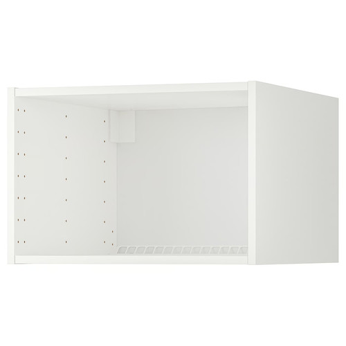 METOD Fridge/freezer top cabinet frame, white, 60x60x40 cm