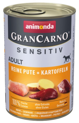 Animonda GranCarno Sensitiv Turkey & Potatoes Dog Wet Food 400g