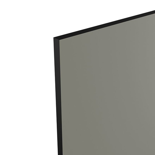 Kitchen Splashback Laminated Wall Panel 0.3 x 60 x 200 cm, grey matt zinc