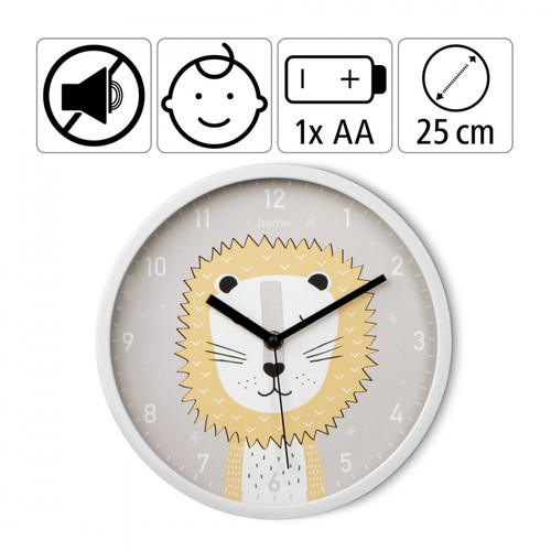 Hama Child Wall Clock Lucky Lion