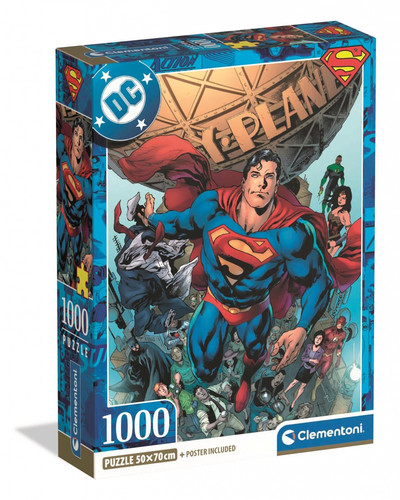 Clementoni Jigsaw Puzzle 1000pcs Superman