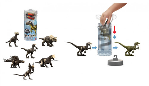 Jurassic World Dino Reveal Surprise Dinosaur Figure JDC52, 1pc, assorted models, 4+