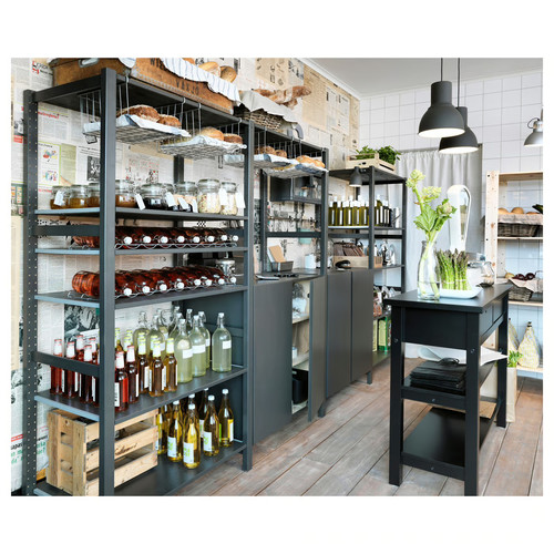 IVAR 4 sections/shelves, pine, 344x50x179 cm