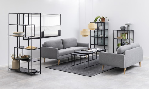 Shelving Unit Seaford XV, black
