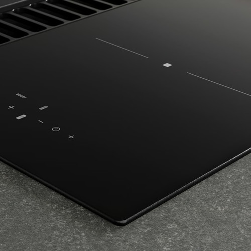 TÄCKNAN Ind hob/int extractor w recirc kit, IKEA 300/black