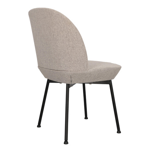 Upholstered Chair Cloe, light grey