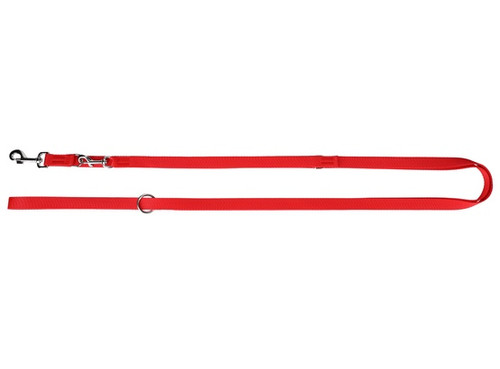 Dingo Adjustable Dog Leash 2.5cm/200-400cm, red