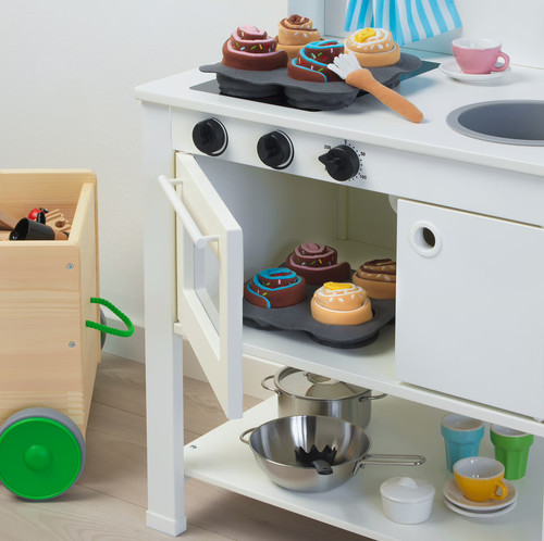DUKTIG 24-piece pizza set, pizza, multicolour