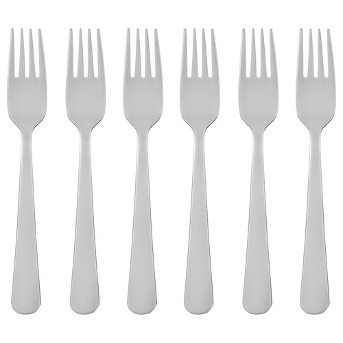 DRAGON Salad/dessert fork, stainless steel, 6 pack
