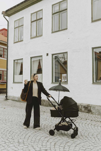 Elodie Details Carrycot Elodie MONDO - Black 0-6m