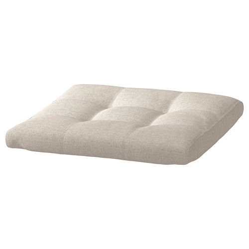 POÄNG Footstool cushion, Gunnared beige, 55x50 cm
