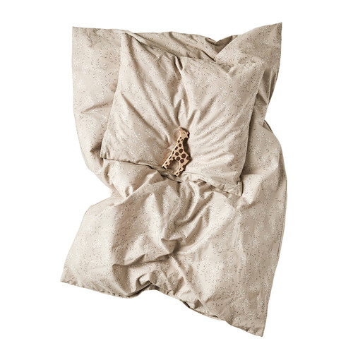 LEANDER Junior Bedding, 100x135 cm, forrest,  cappucino
