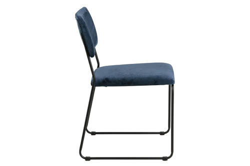 Chair Cornelia VIC, navy blue