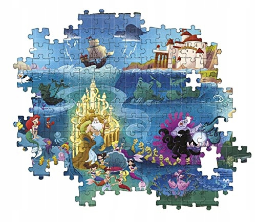 Clementoni Jigsaw Puzzle Story Maps The Little Mermaid 1000pcs 3+