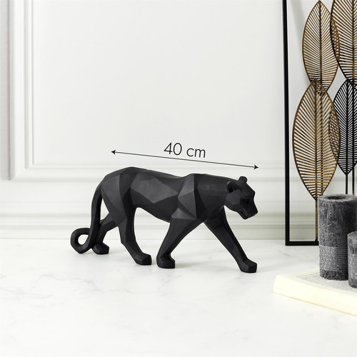 Figure Panther Origami 40cm, black