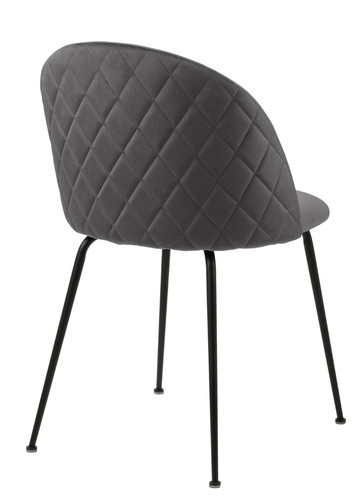Upholstered Chair Louise, grey