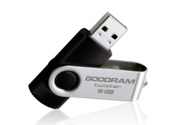 Goodram Flash Drive TWISTER 16GB Black USB2.0