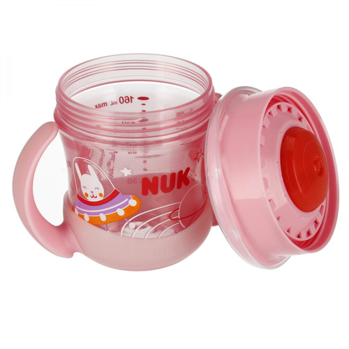 NUK Mini Magic Cup Night 160ml 6m+, pink