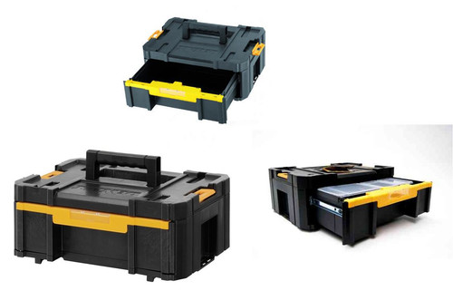 DeWalt Toolbox Tool Box TSTAK III Drawer + 6 Storage Organizers DWST1-70705