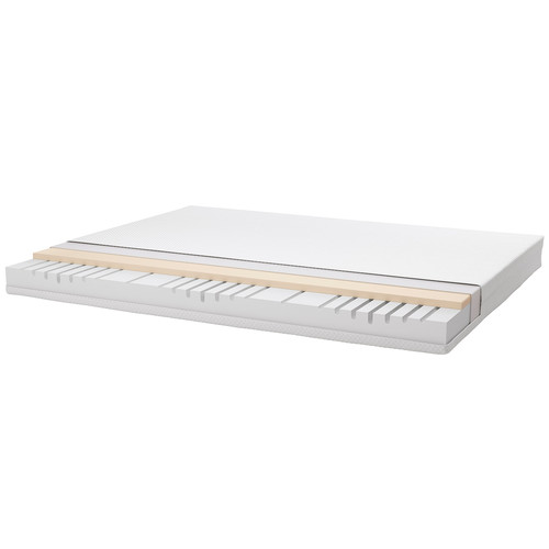 ÅBYGDA Foam mattress, medium firm/white, 140x200 cm
