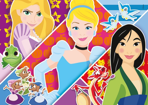 Clementoni Supercolor Children's Puzzle Disney Princess 2x 20 3+