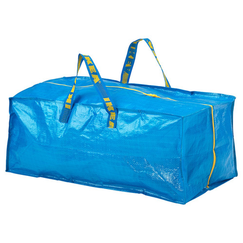FRAKTA Storage bag for cart, blue, 76 l
